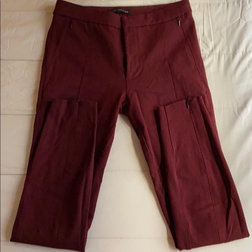 Moving sale! Burgundy Zara  pontè pants